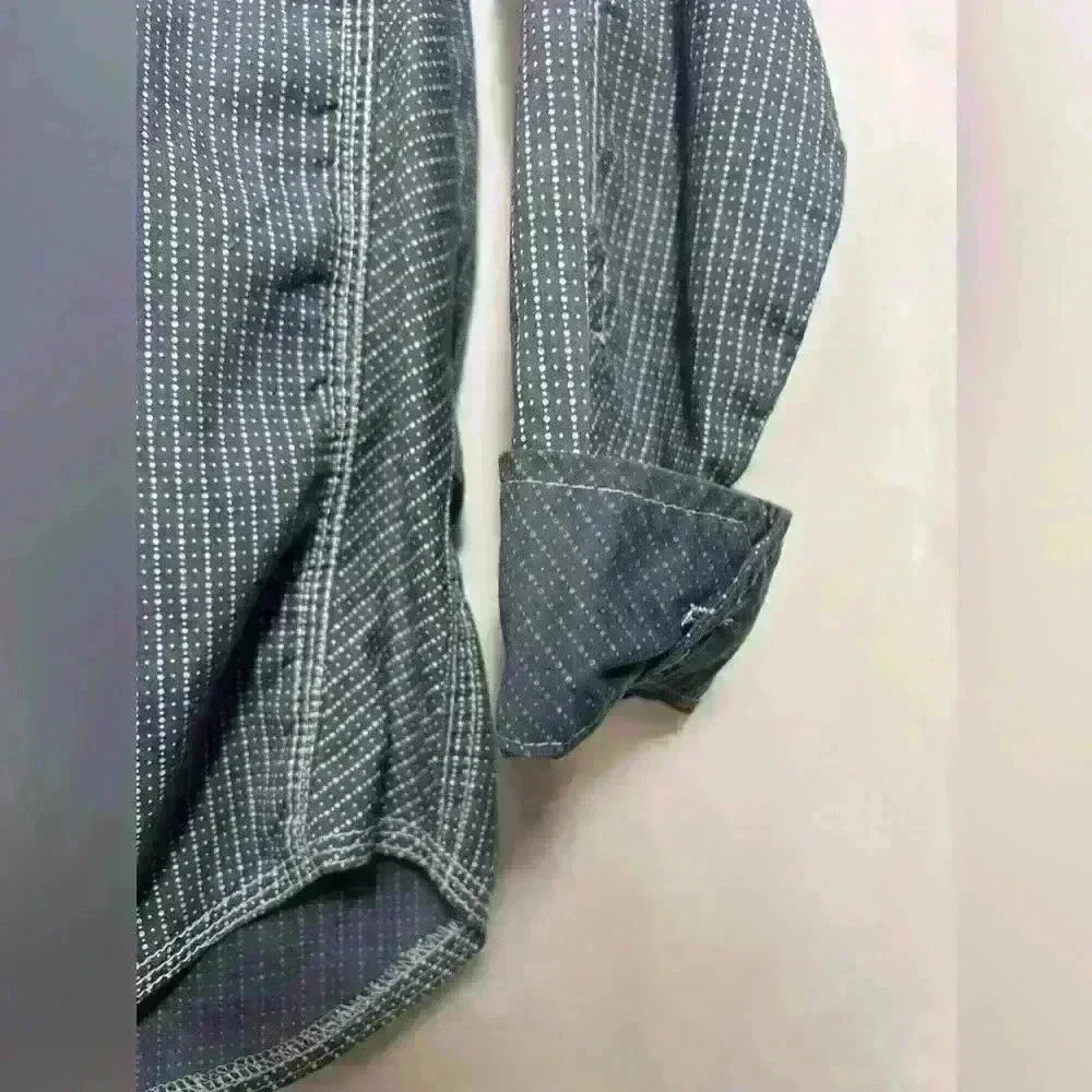 Boys Buckle Dress Shirt Lt blue Size Large 14-16 A0004